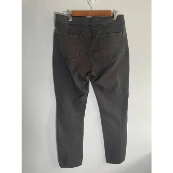 Women's NYDJ Black Gray Straight Leg Jeans‎ Size 12 EUC! 0120 - Picture 4 of 11